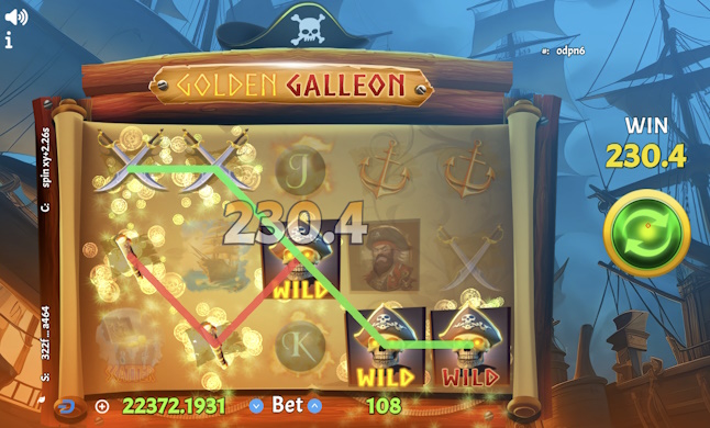Golden Galleon Screen 1